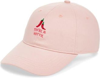 Frasier Sterling Youre A Hottie Baseball Cap in Pink at Nordstrom