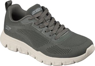 Skechers BOBS B Lite Textiele Dames Sneakers Olijfgroen