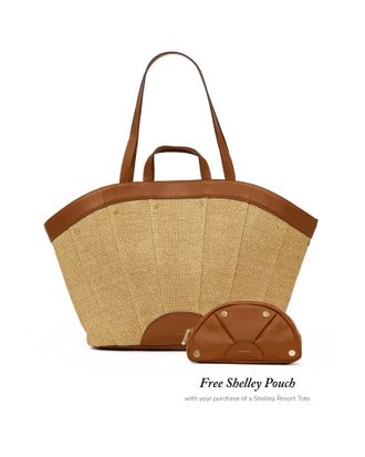 Hammitt Hammitt Shelley Tote Cocoa Raffia Gold