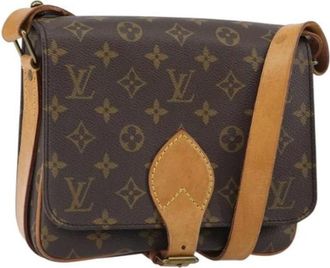 Louis Vuitton Pre-owned Cross Body Bags, female, Brown, Size: ONE SIZE Pre-owned Canvas Cross Body Bag