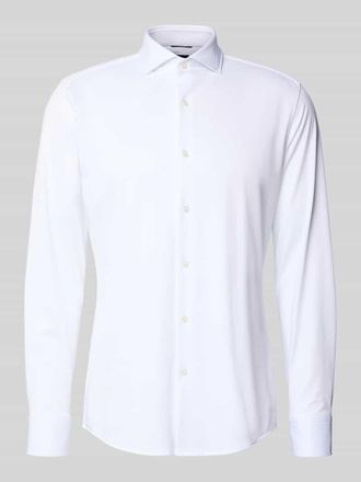 HUGO BOSS Slim Fit Businesshemd aus atmungsaktivem Material Modell P-HANK-SPREAD in Weiss, Gr&ouml;&szlig;e 38