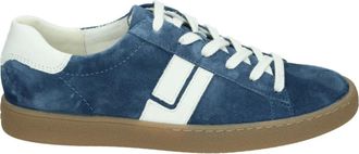 Paul Green Sportieve Lage Blauwe Su&egrave;de Schoenen - Dames - Sneakers - Blauw - 42 EU - Su&egrave;de - Schoenen