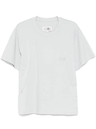 Maison Margiela Numeric T-shirt - women - Cotton - S - Blue