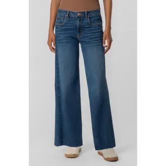 Kut from the Kloth Meg Wide Leg Jeans in Curator at Nordstrom, Size 18