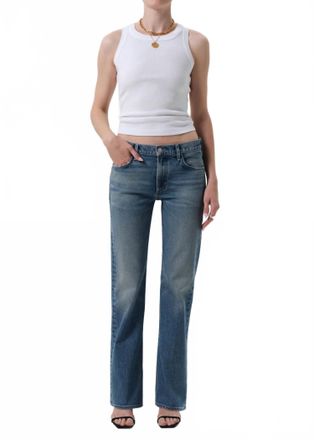 Citizens Of Humanity Genova Low Rise Boot Cut Jeans In Clairo