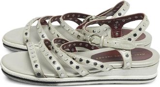 Marc Jacobs Sandali con cinturino alla caviglia - Argento