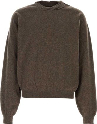 Magliano Brown Crew Neck Sweaters