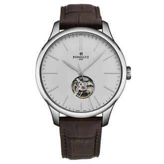 Perrelet First Class Silver-tone Dial Mens Watch A1087/F