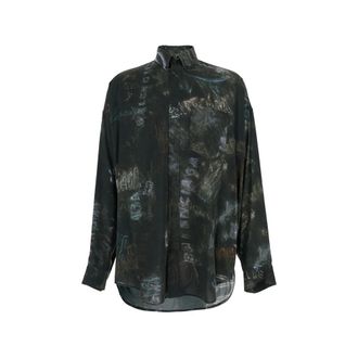 Balenciaga Chest-pocket Long-sleeve Shirt