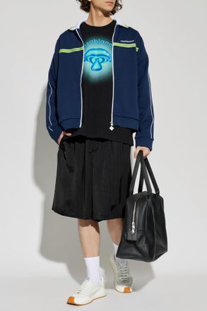 Casablanca T-shirt With Logo, Mens, Black