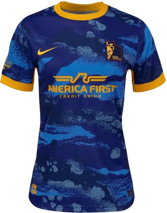 Nike Utah Royals FC 2025 Stadium Away Nike Womens Dri-FIT NWSL Replica Jersey in Blue | P35557UTRO-DRG