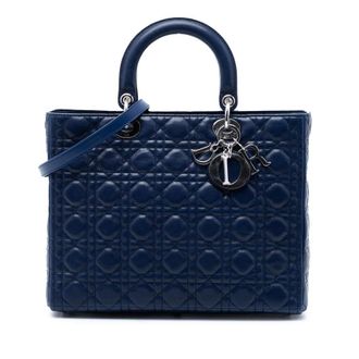 Dior Pre-owned Dior Large Lambskin Cannage Lady Dior Ladies 7270WEUO5OOF8EK2