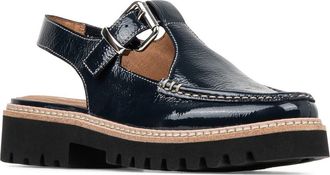 Donald J Pliner Cutout Slingback Loafer in Navy at Nordstrom, Size 8.5