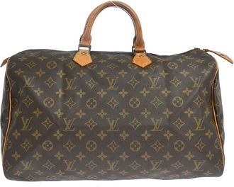Louis Vuitton Speedy Monogram Canvas Brown Canvas Handbag (Pre-Owned)
