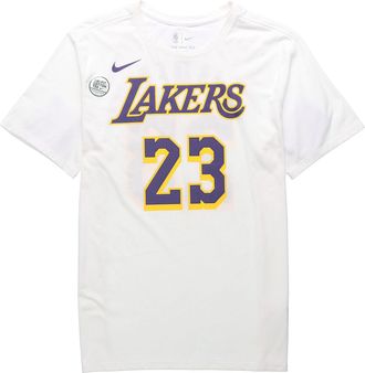 Nike NBA Jersey Short Sleeve limited Lakers LeBron James 23 Asia Edition White AR4888-109