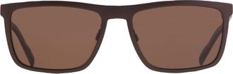 Tommy Hilfiger Polarized Bronze Clip-On Rectangular Mens Eyeglasses TH 1803/CS 0VZH/SP 58