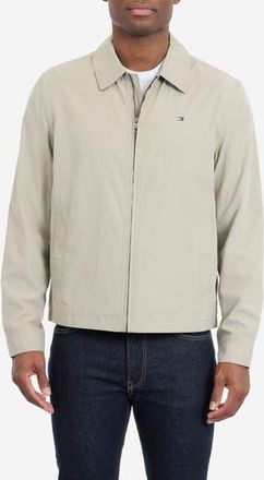 Tommy Hilfiger Microfiber Golf Jacket in Khaki at Nordstrom Rack, Size Xx-Large