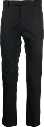 Pantaloni Torino Dieci Slim-fit Broek - Heren - Slim Fit Broeken - Zwart - XL - Leer - Broeken