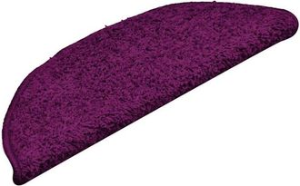 vidaXL Stair Mats 30 pcs 56x17x3 cm Pink Half Round Vidaxl