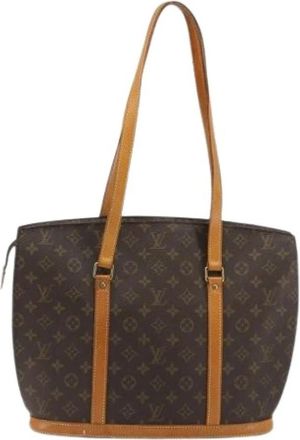 Louis Vuitton Pre-owned Vintage Tote Bag - Dames - Vintage Shopper - Bruin - ONE Size - Leer - Vintage