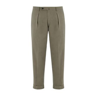 Berwich Broeken, Heren, Groen, M, Katoen, Retro-GD Broek