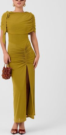 Rachel Roy Ivy Capelet Mesh Midi Dress
