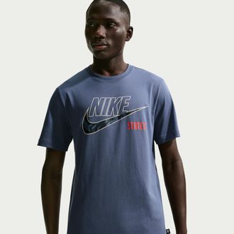Nike USMNT Nike Mens Soccer T-Shirt in Blue | IQ2270-491