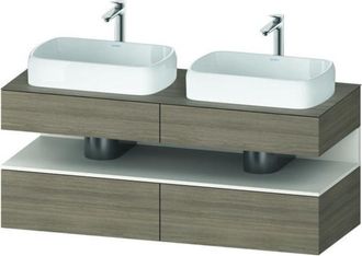 Duravit Qatego Consola Mueble Bajo Lavabo, 2 Extensiones, 2 - Duravit