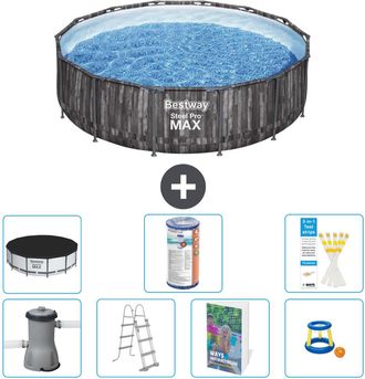 Bestway Piscina Bestway Steel Pro Max Redonda - 427x107 Cm - 8-piezas S541