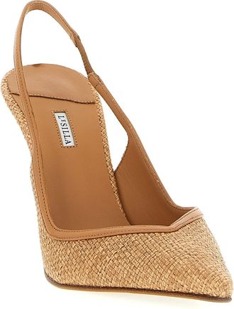Le Silla Womens Vivienne Slingback Heel Brown