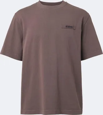 Jacquemus T-shirt in jersey di cotone con logo