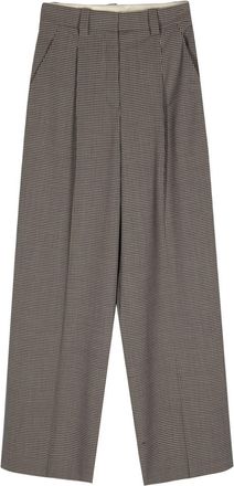 Alysi Wool Blend Wide-leg Trousers