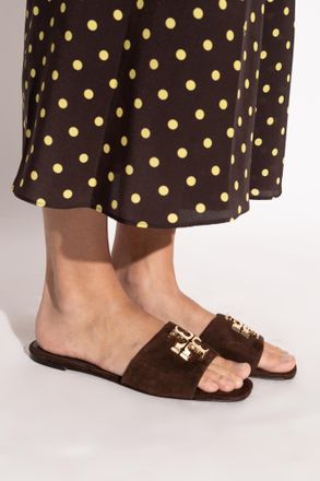 Tory Burch Eleanor Slides, Womens, Brown