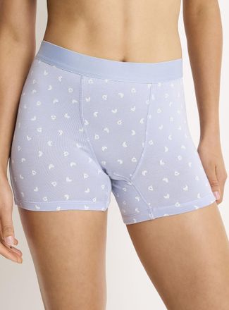 Miiyu Womens Solid ultra-comfortable elastic-waist boxer brief Organic cotton & TENCEL TM modal