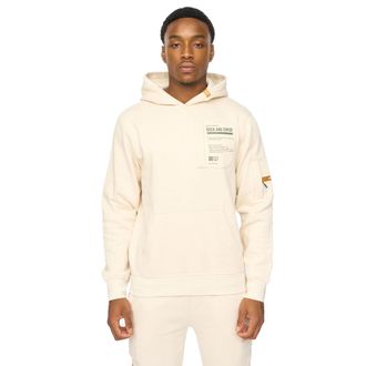 Duck and Cover Heren Adamsberg Hoodie (Off White)