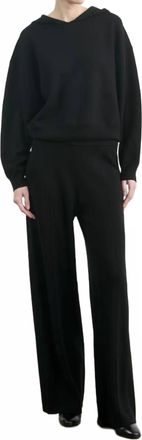 Nili Lotan Kesta Sweater Pant In Black