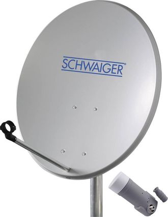 Schwaiger Schwaiger Spi5500set1 Kit Parab&oacute;lica Gris Claro 60 Cm