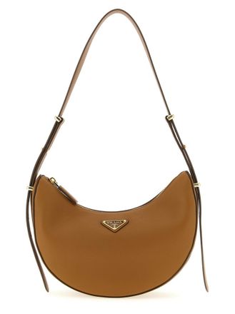 Prada Brown Arque Medium Shoulder Bag