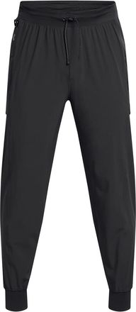 Under Armour Mens Solid Patterned Trail Run Joggers in Grey - Size Small