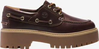 Timberland Stone Street leren platformloafers