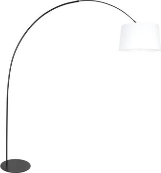 Steinhauer Anne Lighting - lámpara de pie - Curve - blanco negro - metal