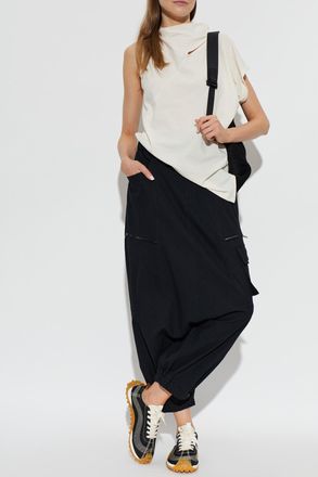 Issey Miyake Cargo Trousers, Womens, Black