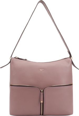 Paul Costelloe Womens Nazas Leather Shoulder Bag - Brown - One Size