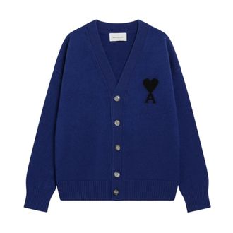 Ami Heren, Truien, Blauw, Maat: L Wol