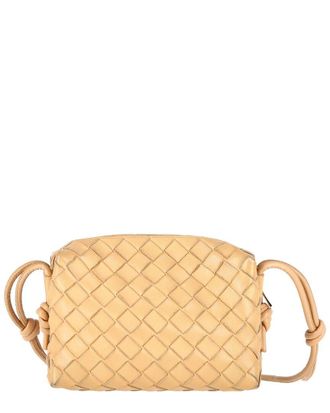 Bottega Veneta Yellow Intrecciato Leather Mini Intrecciato Loop Camera Crossbody Bag (Authentic Pre-Loved)
