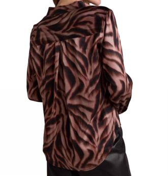 Bella Dahl Clean Woodland Shirt In Hazy Woodland