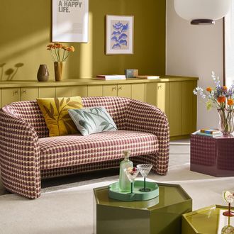 La Redoute Interieurs Vierkante kussenhoes, geborduurd katoenfluweel, NIARA