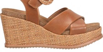 S&ouml;fft Womens Dorathy Wedge Sandals In Dark Brown