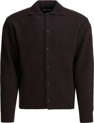 Auralee Super Fine Wool Cardigan Knitwear Brown
