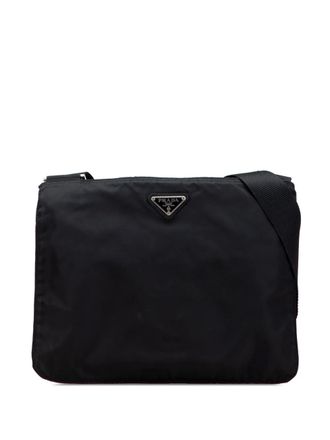 Prada 2000-2013 Tessuto Zip Top crossbody bag - Black